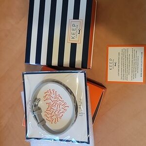 Keep Collective Leather Snakeskin Bracelet